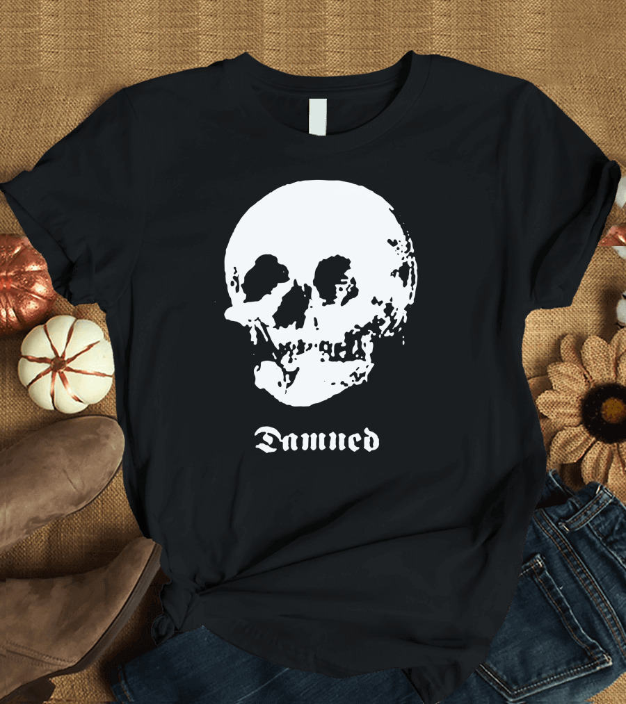 The Damned Skull Icon Stretcher Case Baby T-Shirt