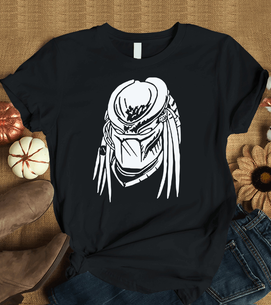 Yautja Alien Movie Predator Mask Iconic T-Shirt