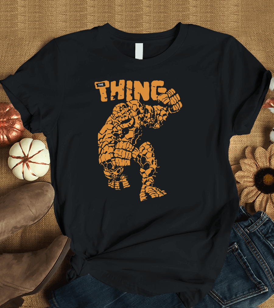 The Thing Marvel Comic Character Stone Form T-Shirt