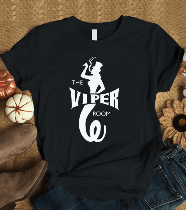 T-Shirt: The Viper Room Silhouette Logo Smoking Woman T-Shirt The Viper Room Silhouette Logo Smoking Woman T-Shirt