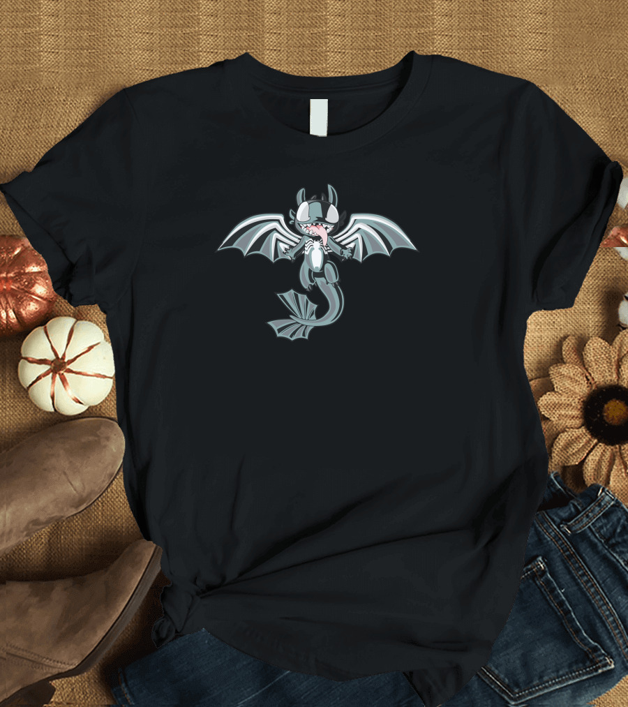 Knight Fury Dragon in Chibi T-Shirt