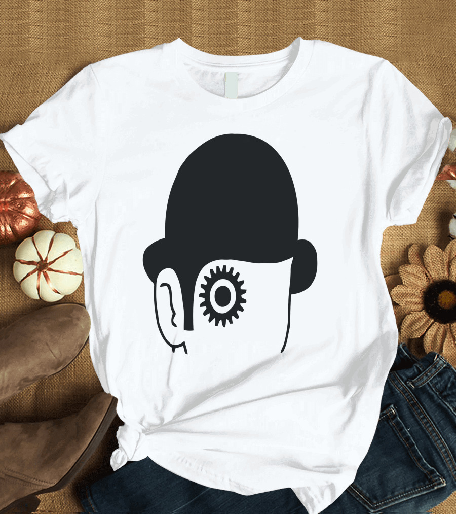 Kubrick A Clockwork Orange Mecanique Iconic Gear Eye T-Shirt