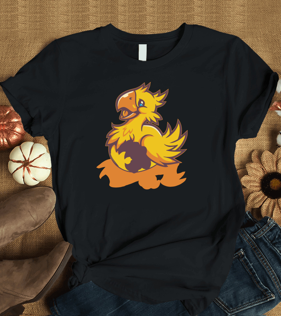 Kweh Chocobo Final Fantasy Gaming Fan T-Shirt