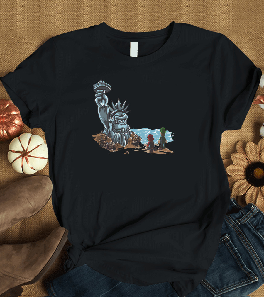 Super Kong Odyssey on the Planet of the Kong with Mario and Luigi T-Shirt