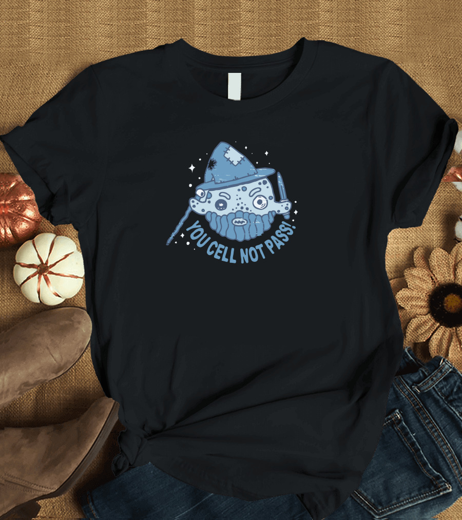 You Cell Not Pass Wizard Character Comic T-Shirt
