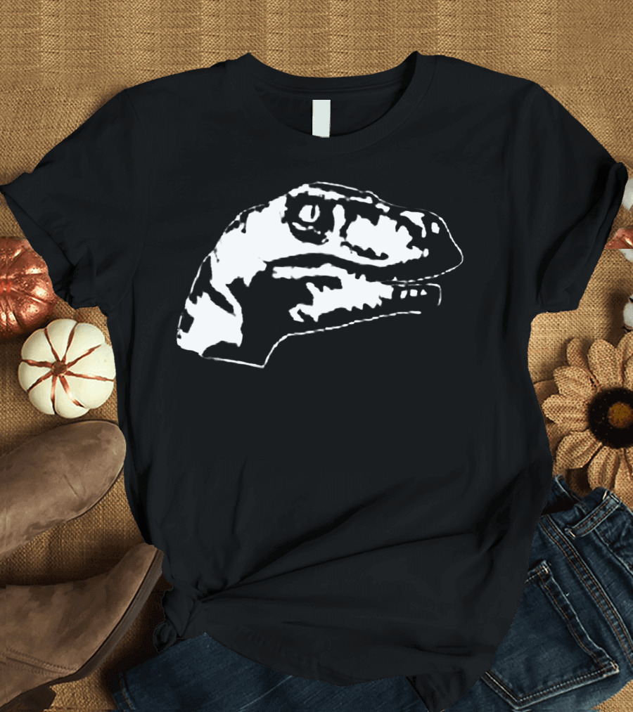Ask Me About My Raptor Velociraptor Head T-Shirt