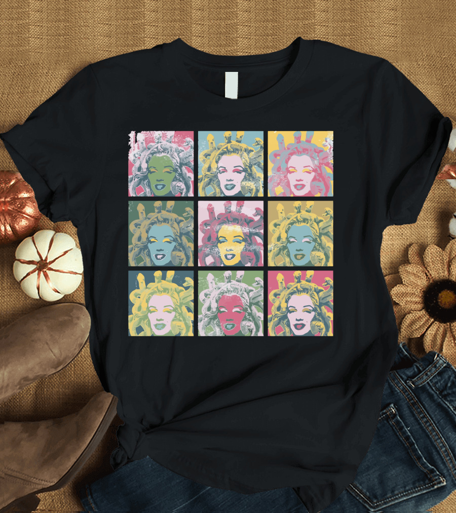 Badass Hair Day Vintage Medusa Pop T-Shirt