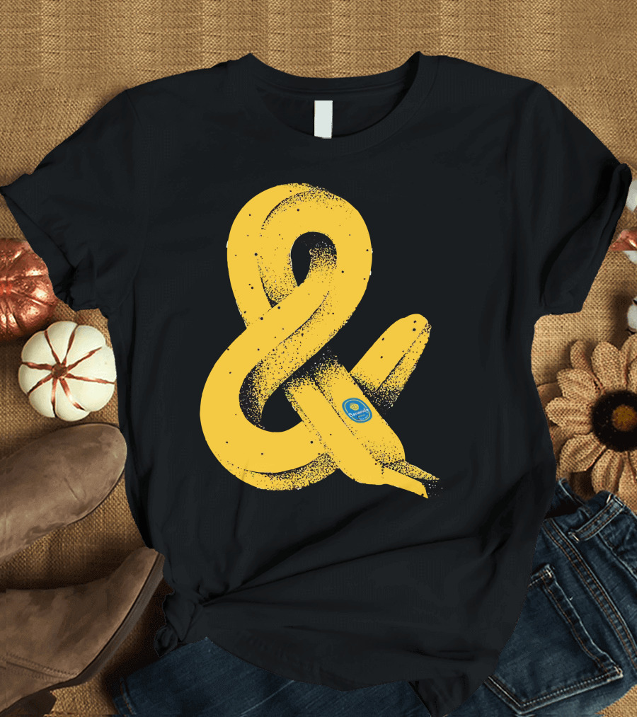BanA and Yellow Banana Ampersand T-Shirt