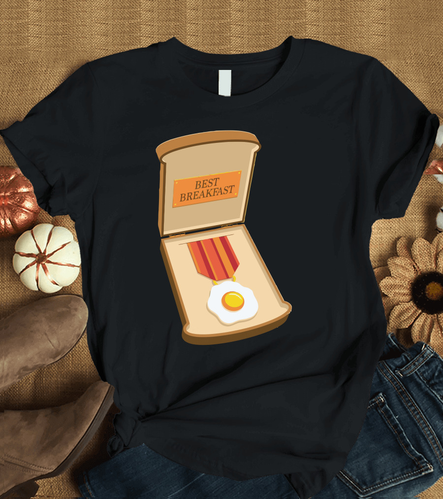 Best Breakfast Medal Egg Award T-Shirt