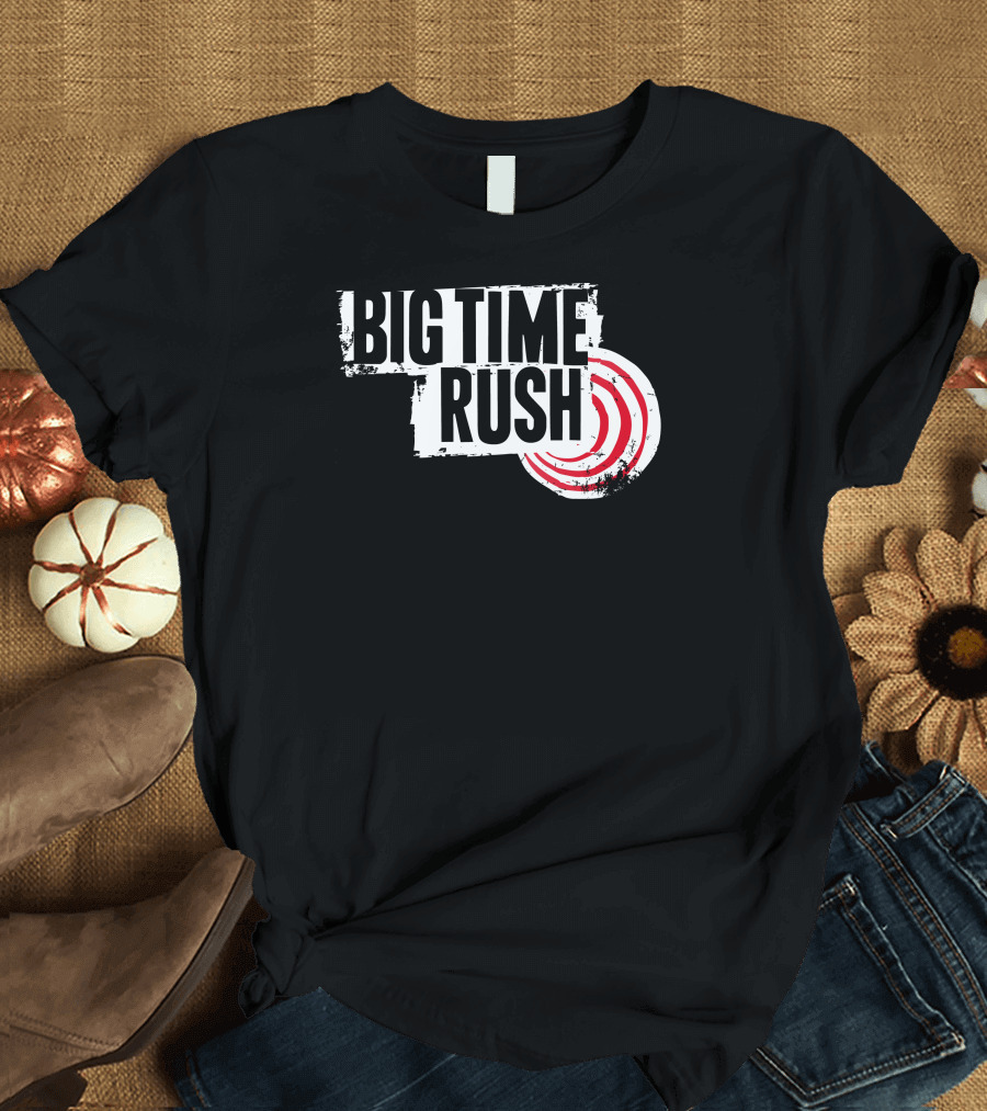 Big Time Rush TV Series Logo with Red Target Element T-Shirt