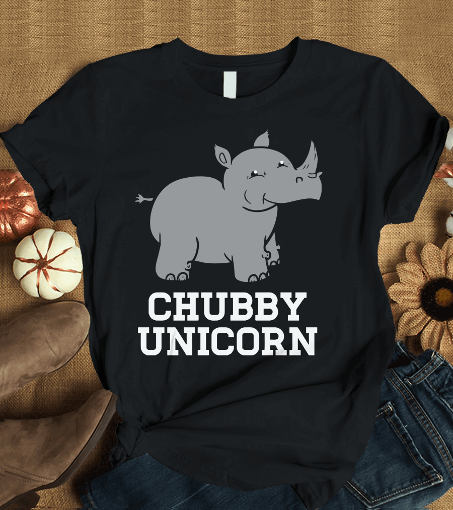 CHUBBY UNICORN RHINO T-Shirt