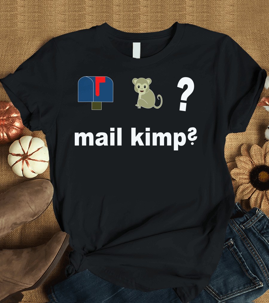 Mail Kimp Mailbox Monkey Question Mark T-Shirt