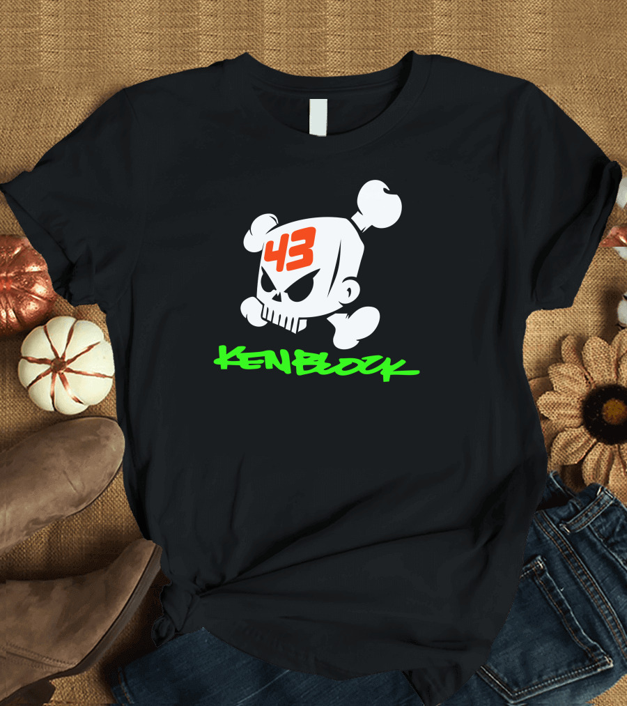Ken Block 43 Skull and Crossbones T-Shirt