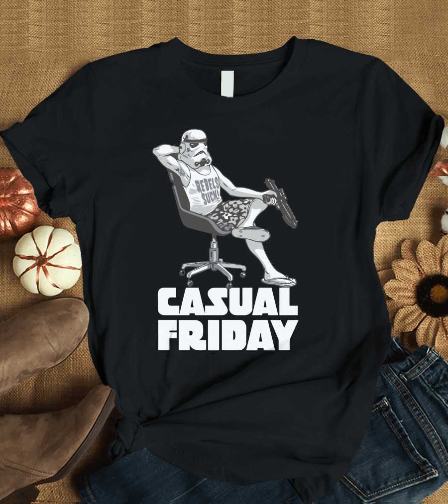 Star Wars Stormtrooper Rebels Suck Casual Friday T-Shirt