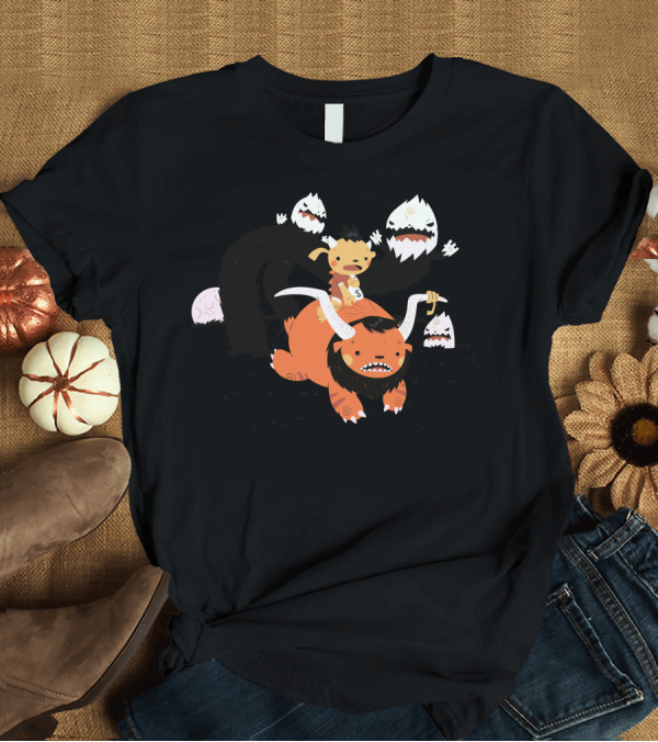 T-Shirt: Nightly Thieves Monster Adventure With Mischievous Creatures T-Shirt Nightly Thieves Monster Adventure With Mischievous Creatures T-Shirt