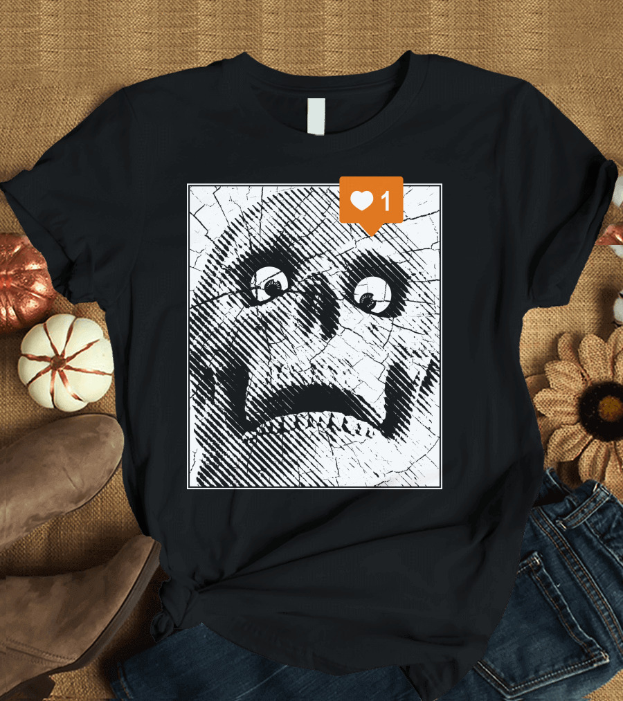 Bumming Off Cracked Smiley Face One Like T-Shirt