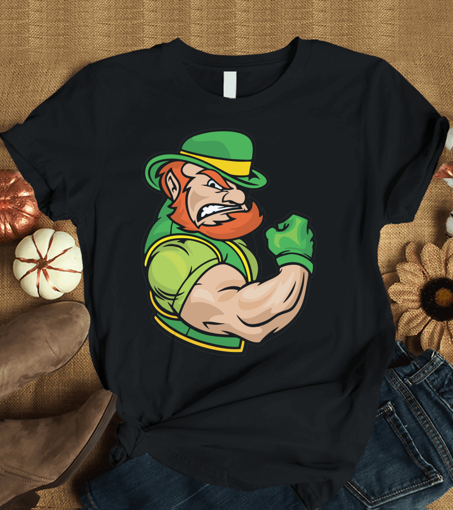 Happy Saint Patrick Day Strong Leprechaun T-Shirt