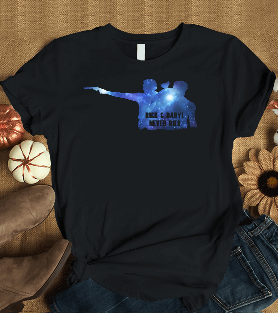 Rick And Daryl Never Dies Galaxy T-Shirt