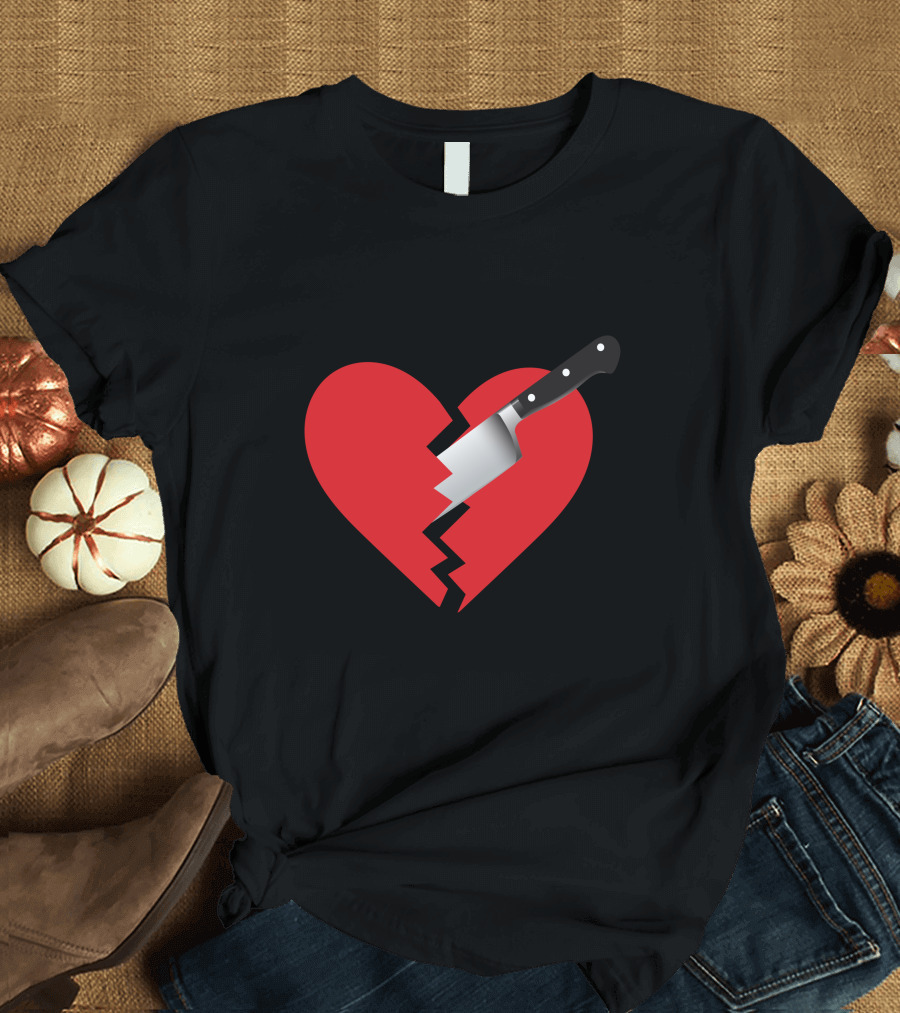 Lil Xan Betrayed Broken Heart Knife T-Shirt