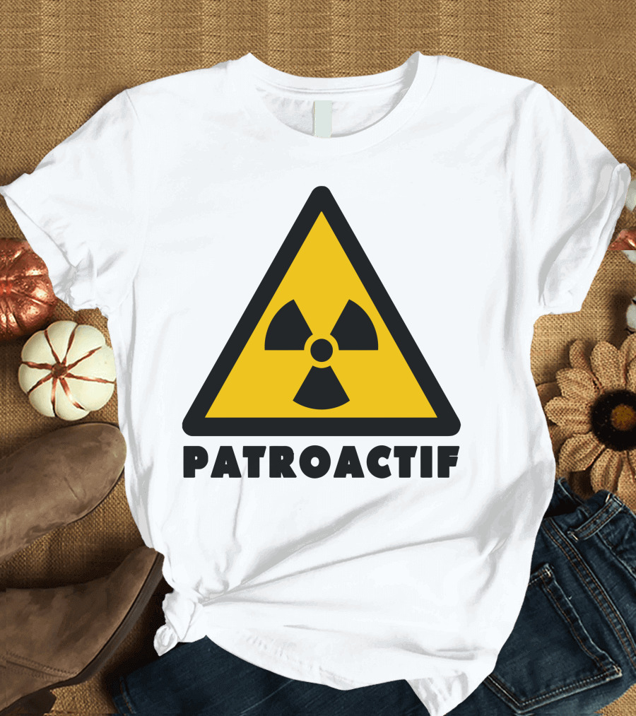 Patroactif Radioactive Symbol Triangle Yellow Black T-Shirt