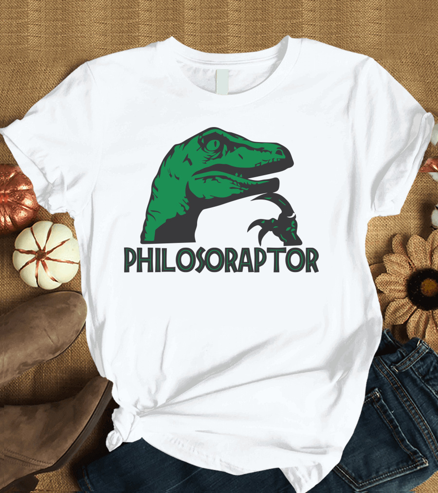 PHILOSORAPTOR Dinosaur Head T-Shirt