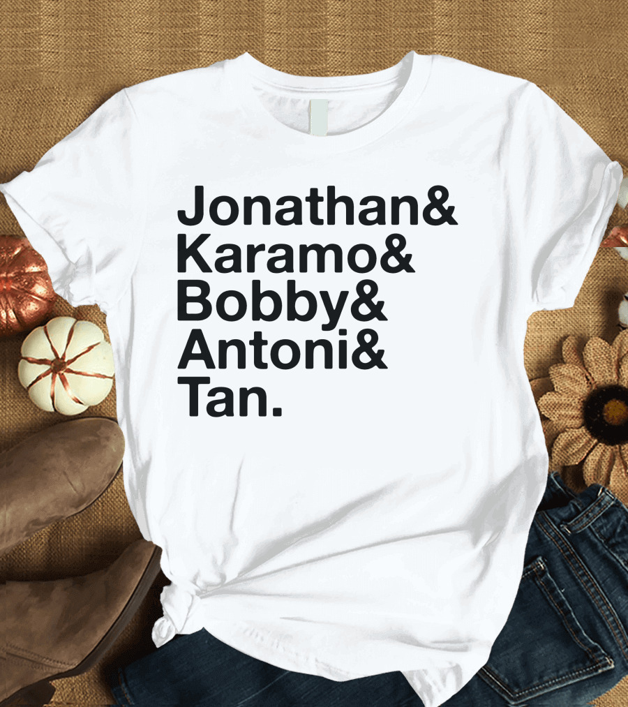 Jonathan Karamo Bobby Antoni Tan Queer Eye Fab Five T-Shirt