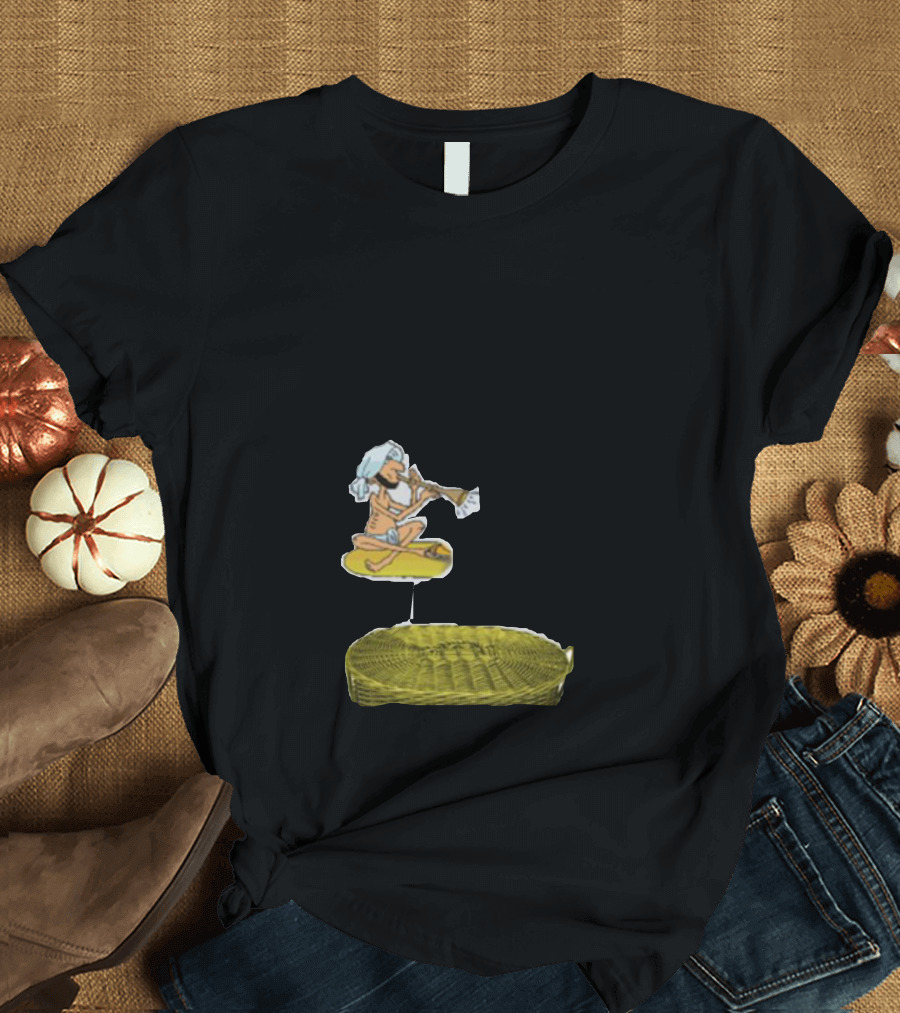 Snake Charmer Basket T-Shirt