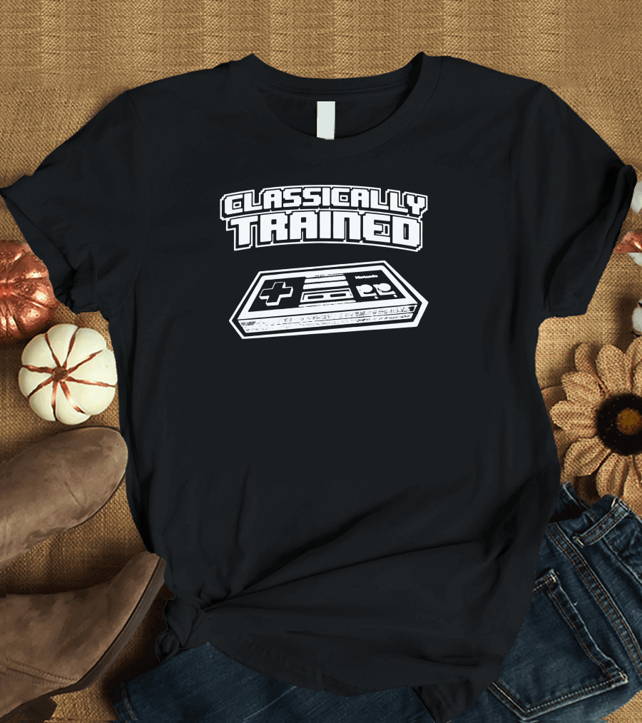 Classically Trained Vintage Video Game Controller T-Shirt