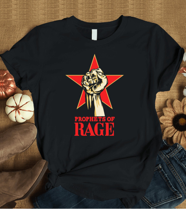 T-Shirt: Prophets Of Rage Fist and Red Star T-Shirt Prophets Of Rage Fist and Red Star T-Shirt
