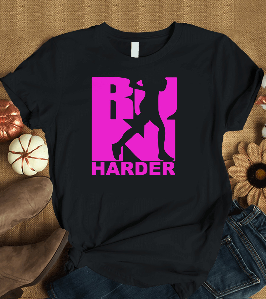 RUN HARDER Gym Workout Motivation T-Shirt