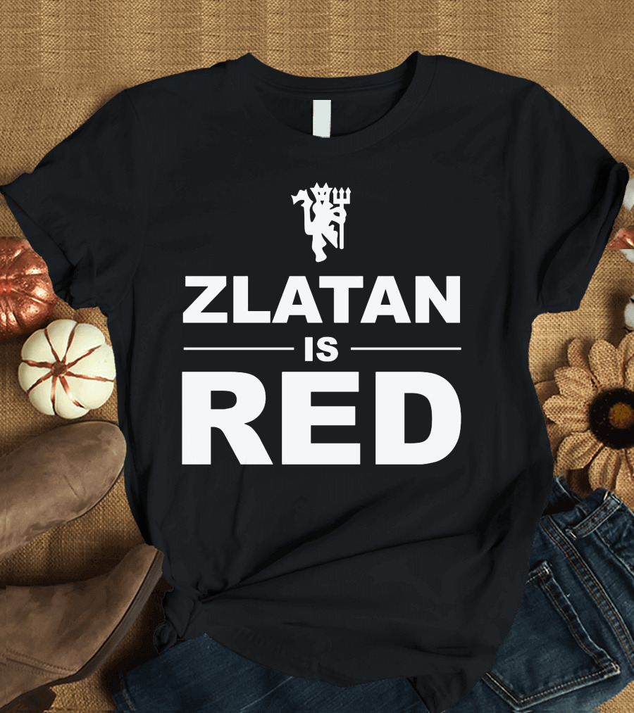 Manchester Zlatan Is Red T-Shirt
