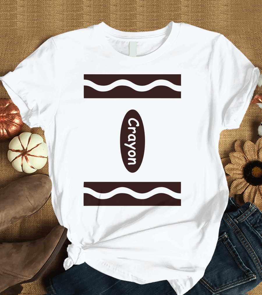 Human Crayon Red Wave T-Shirt