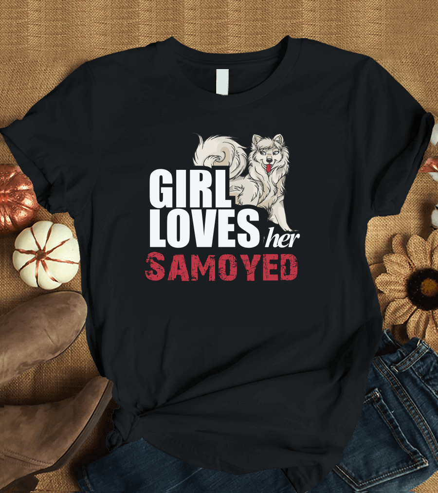 This Girl Loves Her Samoyed Dog Lover Pride T-Shirt