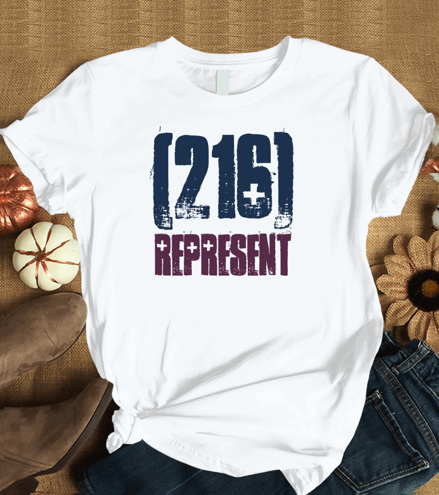 216 Represent Area Code Pride Urban T-Shirt