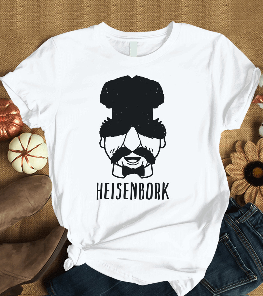 Heisenbork Chef Hat and Moustache Face T-Shirt