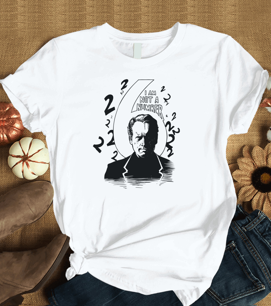 I Am Not A Number Six Vintage The Prisoner Series Character T-Shirt