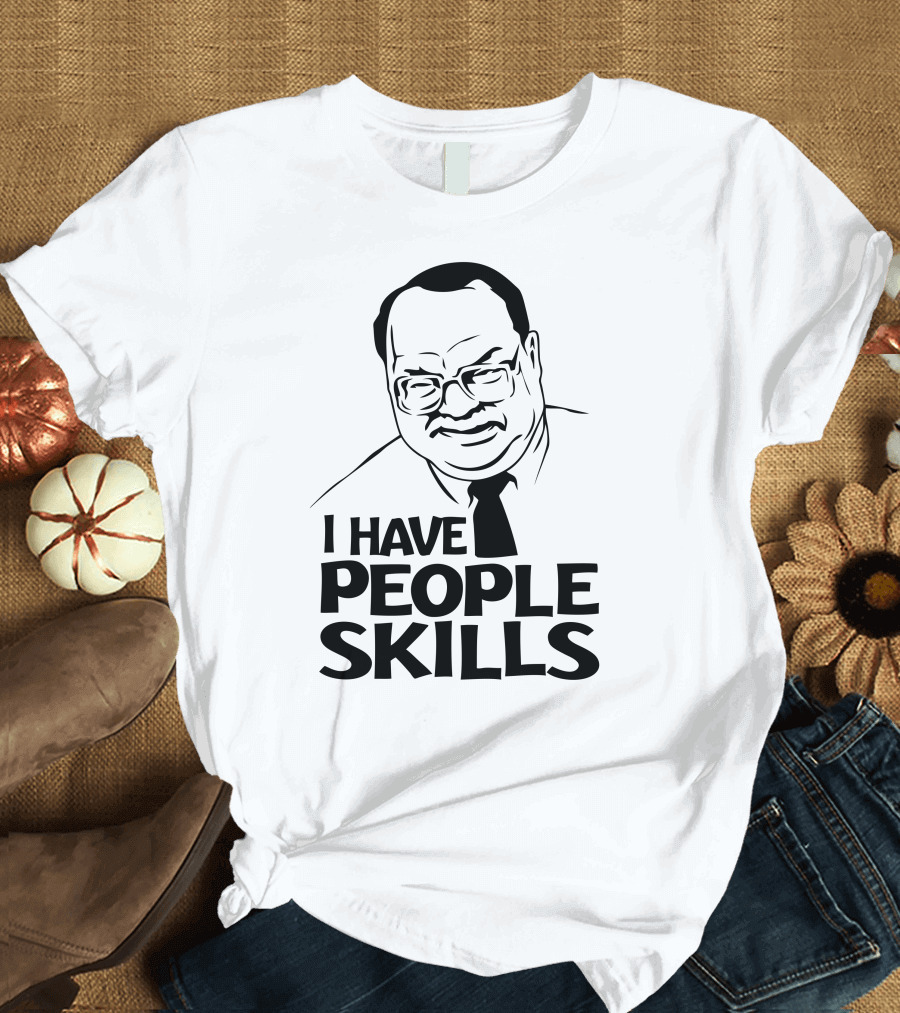 I Have People Skills Office Space Mugshot T-Shirt