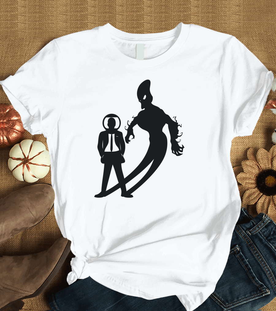 Rocketman and the Shadowy Galactic Ghoul Confrontation T-Shirt
