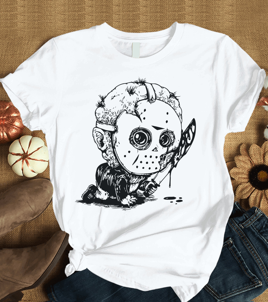 Jason Voorhees Baby Horror Mask Creeper T-Shirt