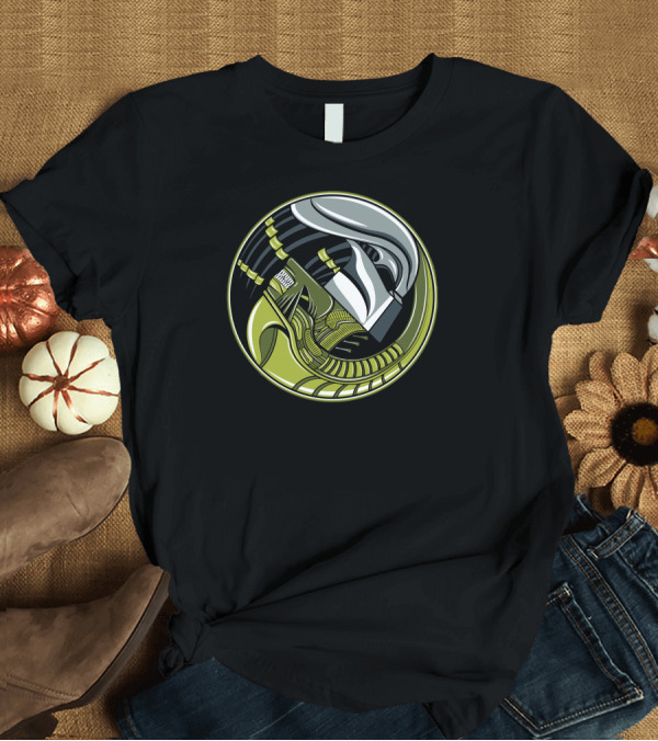 T-Shirt: Alien Yang Sci-Fi Creature Yin-Yang Fusion T-Shirt Alien Yang Sci-Fi Creature Yin-Yang Fusion T-Shirt