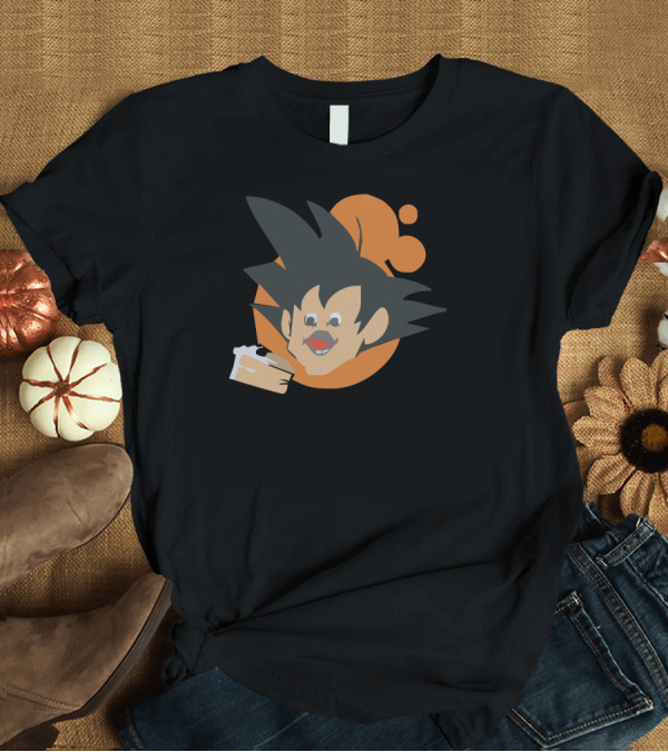 T-Shirt: Goku Parody Kaka Carrot Cake Character Eating Cake T-Shirt Goku Parody Kaka Carrot Cake Character Eating Cake T-Shirt