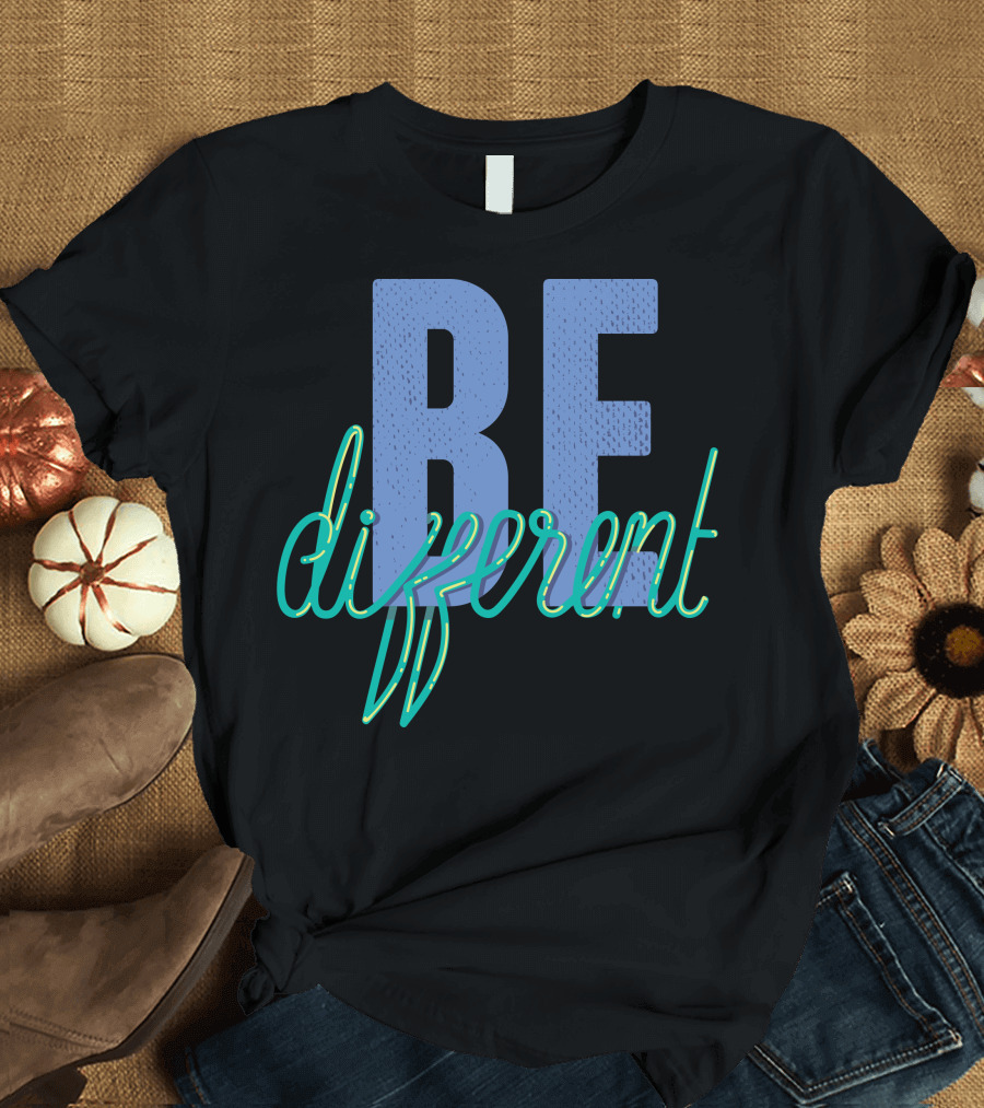 BE Different Vibrant Neon T-Shirt