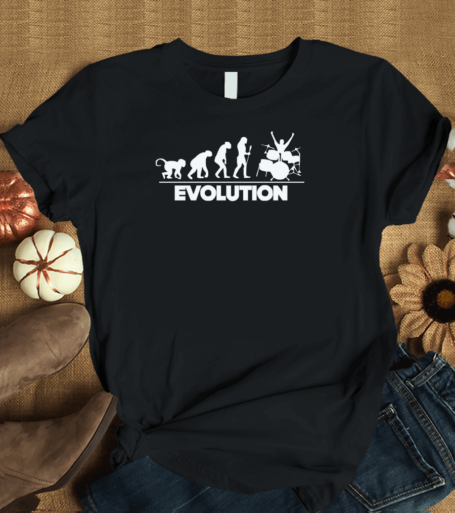 Drummer Evolution Evolution T-Shirt