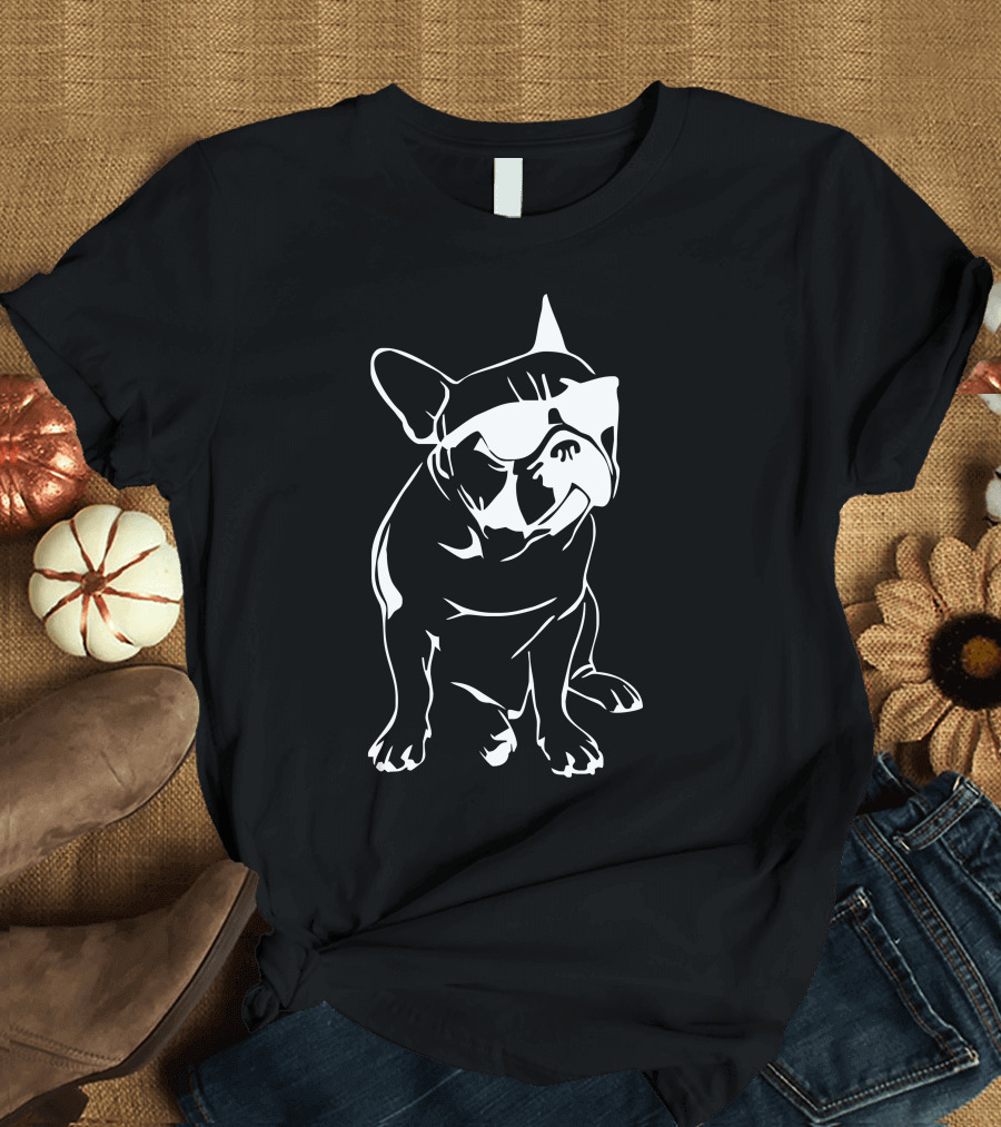 French Bulldog Sunglasses Cool Puppy Animal T-Shirt
