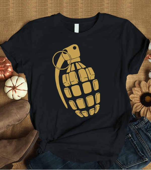 T-Shirt: Granate Grenade Weapon Krieg War Pc Game Classic Usa Army T-Shirt Granate Grenade Weapon Krieg War Pc Game Classic Usa Army T-Shirt