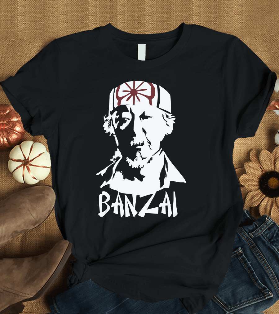 Banzai Mr Miyagi Karate Kid Cobra T-Shirt
