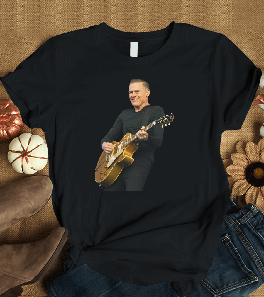 Bryan Adams Live Music Performance Event Icon Guitar T-Shirt