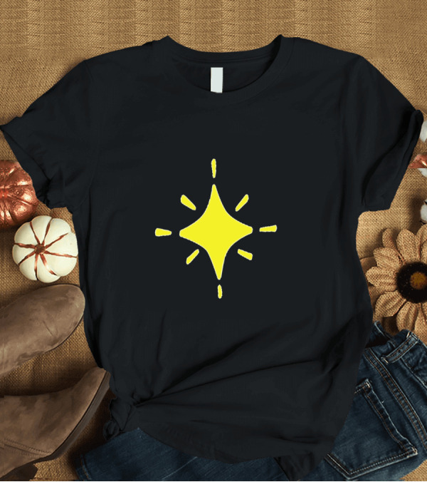 T-Shirt: Shiny Star Symbol Radiance T-Shirt Shiny Star Symbol Radiance T-Shirt