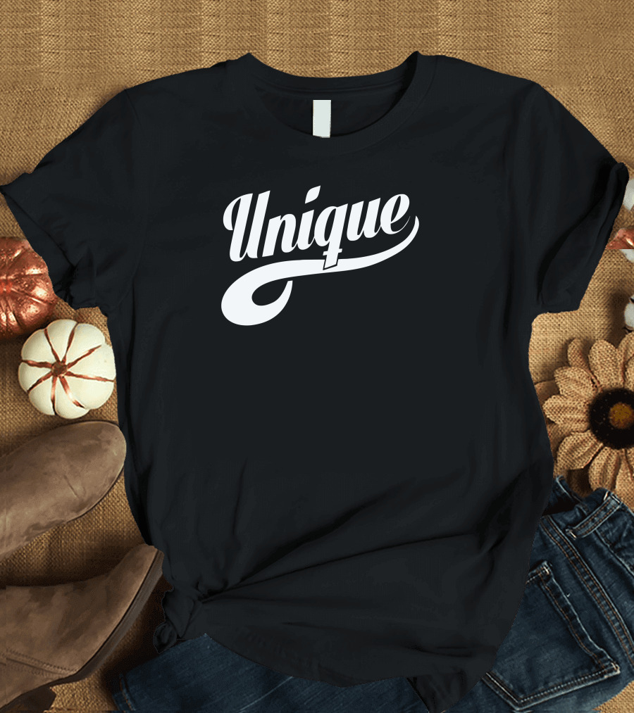 Unique Retro Script T-Shirt