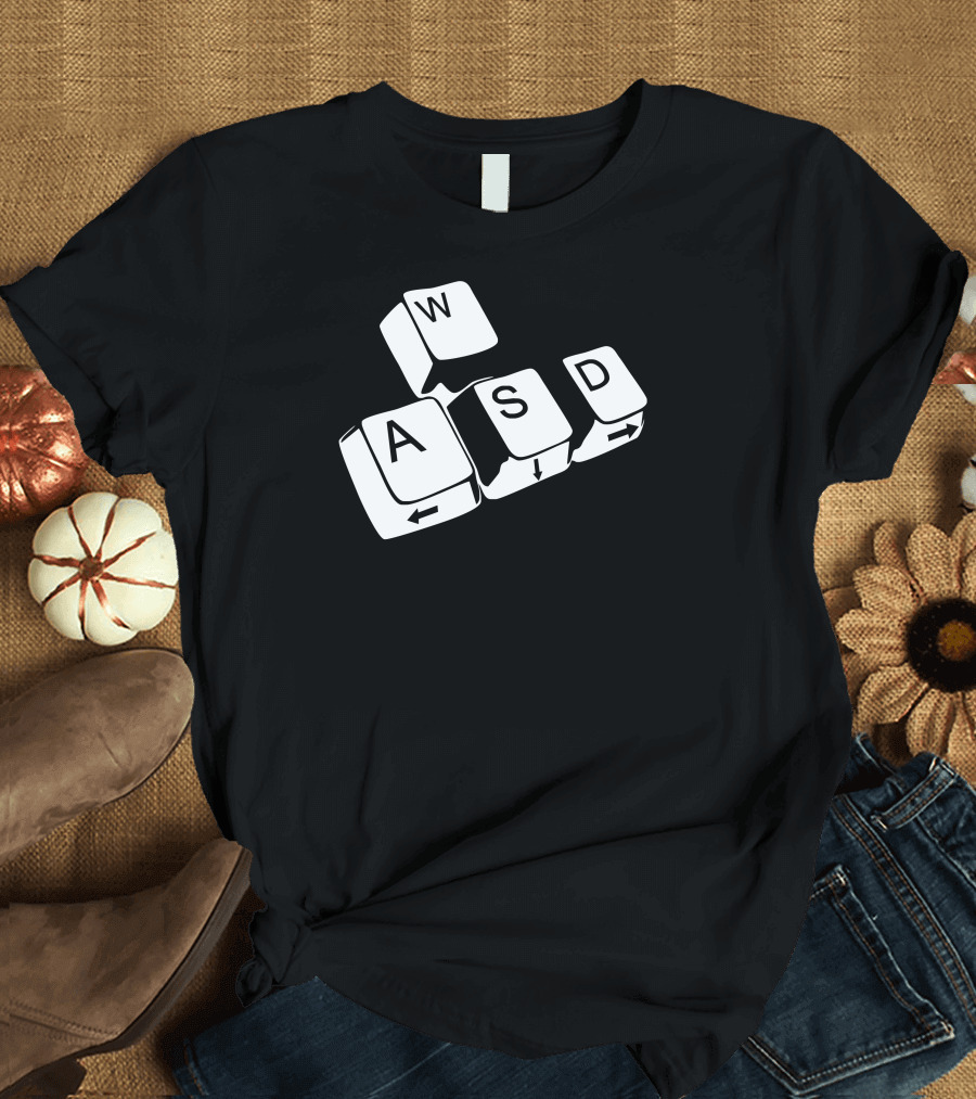 Wasd Tasten Gaming Keyboard Keys Layout T-Shirt